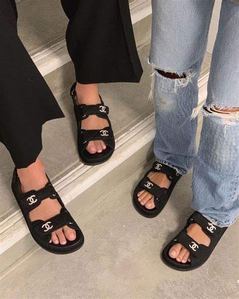 chanel hiking sandals